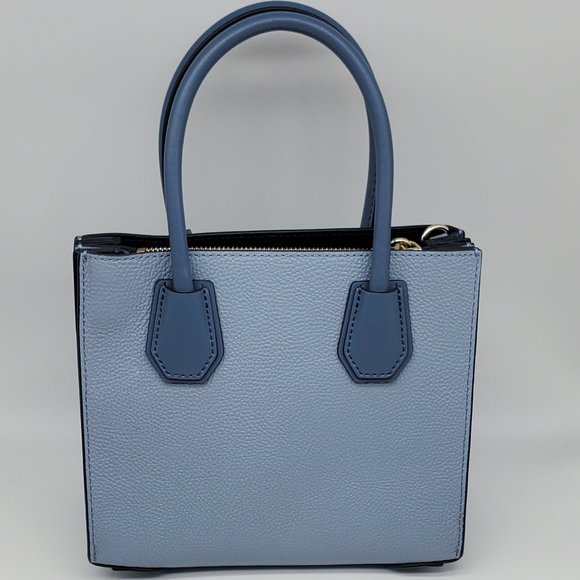 Mercer Medium Logo and Leather Accordion Crossbody Bag in  Michael Kors Mercer Medium Accordion Messenger